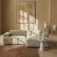 Sophisticated Wood Right Aligned 2-Seater With Upholstery Non Storage Sofas In Grey Colour