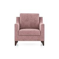 Abbey Sofa (Colour : Desert Rose, Cushion : Hard, Seating Capacity : 1 Seater)