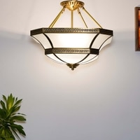 Parkstone Brass Chandelier Light