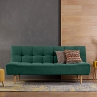 Ofra 3 Seater Sofa Cum Bed In Green Color