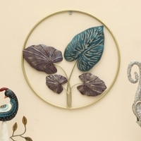 W-Divit Abstract Metal Wall Decor in Multicolor Set of 1