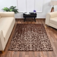 Multicolor Abstract Machine Made Polyester 2 X 5 Feet Carpet