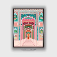 Patrika Gate Canvas Wall Prints Canvas Wall Prints Set of 1 Multicolor Matte