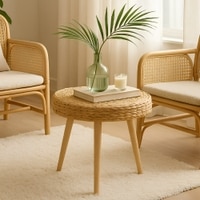 Hyancith  Outdoor Coffee Table In Natural Finish