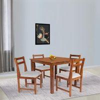 mingus solid wood  4 seater Dining table in  Provincial Teak