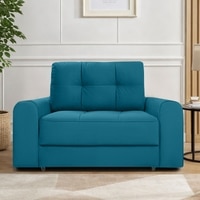 Calliro  Pull Out Sofa cum Bed  in T Blue Colour