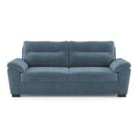 Adelaide Essential 3 Seater Fabric Sofa In Ocean Weave