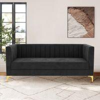 Loris Fabric Sofa - Grey
