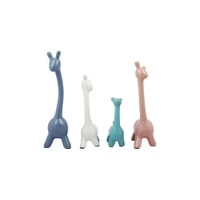 Set Of 4 Graceful Giraffe Showpieces