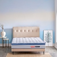 Posture Perfect - Doctor Recommended 5 Zone Dual Density Orthopedic Support layer 3 Zone Pocket Spring Mattress with Euro Top (78 x 48 in, 8 Inches)