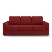 Apollo Compact Sofa Set (Colour : Salsa Red, Cushion : Hard, Back Type : Regular, Seater : 3+2+1)