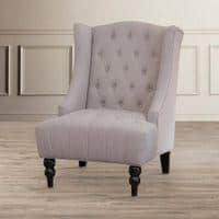 Denny Accent Chair in Grey Colour