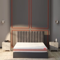 Quboid 3 Zoned NRG Layer Medium Firm Qube Cell Mattress with Zero Motion Transfer (72 x 66 in, 8 Inches)