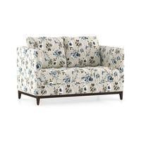 Florence Luxe 2 Seater Fabric Sofa in Adrian Velvet Colour