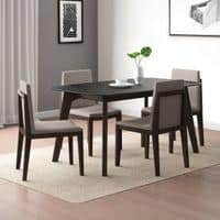 Galaxy 4 Seater Dining Table In American Walnut Finish