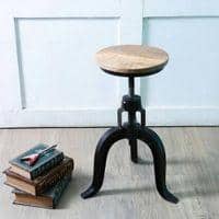 Dorothee Metal Bar Stool in Black Colour