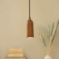 Cedar Teak Wood Pendant Light