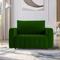 Beliss  Pull Out Sofa cum Bed  in Green Colour