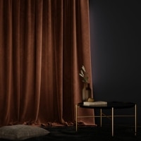 Stoa Paris Velvet Curtains for Window, Premium Dim-Out Curtain for Pack of 1, Date Night - Caramel Caress