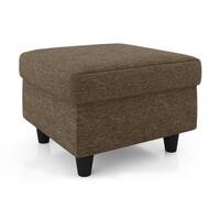 Walton Compact Ottoman Sofa Fabric - Fossil Brown