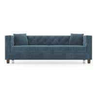 Windsor Essential 3 Seater Fabric Sofa In Ocean Weave
