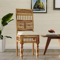Girli Sheesham Wood Set of 2 Chair In Provincial Teak Finish