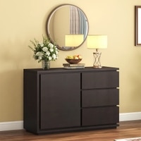 Vector Solid Wood Sideboard in American Walnut Finish