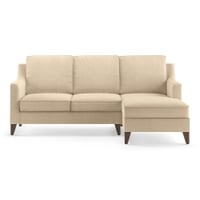 Abbey Sectional Sofa (Colour : Birch Beige, Cushion : Hard, Seater : Right Aligned 2 Seater + Right Aligned Chaise)