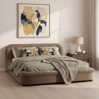 Casa Haven Relax Queen Size Bed in velvet With Engineered Hardwood Frame & Hydraulic Storage