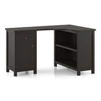 Dickens Corner Desk in American Walnut Finish