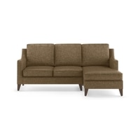Abbey Sectional Sofa (Colour : Dune, Cushion : Hard, Seater : Right Aligned 2 Seater + Right Aligned Chaise)