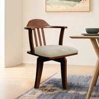 Vanilla Fabric Accent Chair in Cream Colour