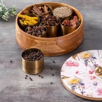 Allure Botanic Teak Wood Masala Box Pink