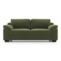 Esquel Essential 3 Seater Fabric Sofa In Moss Green
