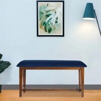 Hera Solid Wood Bench In Provincial Teak Finish