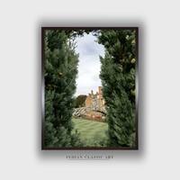 Green Red King Queen Canvas Wall Prints Canvas Wall Prints Set of 1 Multicolor Matte
