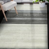 Claire Ivory Solid Woven Viscose 6X4 Feet Carpet