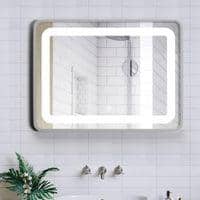 Aluminium LED Rectangular Decorative wall mirror by elegant arts and frames (Mirror size 24X18mm)