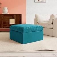 Seattle Ottoman Color in T Blue