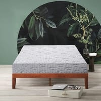 Nirvana Bamboo Fabric with Herb Fresh Technology 7 Zone 4 Inch Queen Latex Foam Mattress L x W 72 inch x60 inch