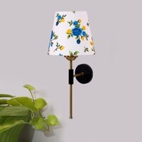 Devansh Metal Electric Wall Light in Black Colour with Multi Shade Count of 1 Light