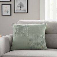 Kelly Fusion Ryegrass Cotton Cushion Cover 18X18 Inches