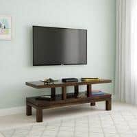 Allen Sheesham Wood TV Entertainment Unit in Mahogany Finish