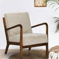 Solitude Accent Chair ( Blue Texture)