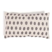 Aari Embroidered Cotton Lumbar Cushion Cover
