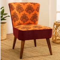 Rowan Accent Chair in Orange Colour