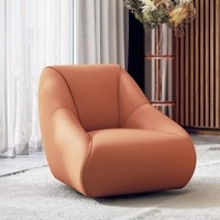 Niyo Lounge Chair in Saddle Tan Colour