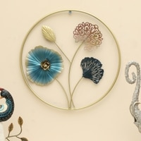 W-Neeva Abstract Metal Wall Decor in Multicolor Set of 1
