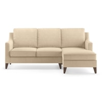 Abbey Sectional Sofa (Colour : Birch Beige, Cushion : Soft, Seater : Right Aligned 2 Seater + Right Aligned Chaise)