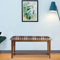 Elvino Solid Wood Bench In Provincial Teak Finish